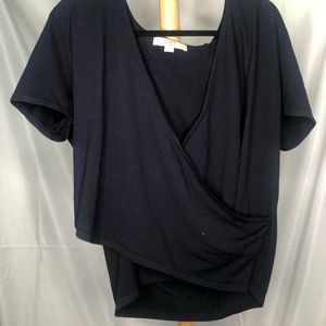 Criss Cross Navy Top